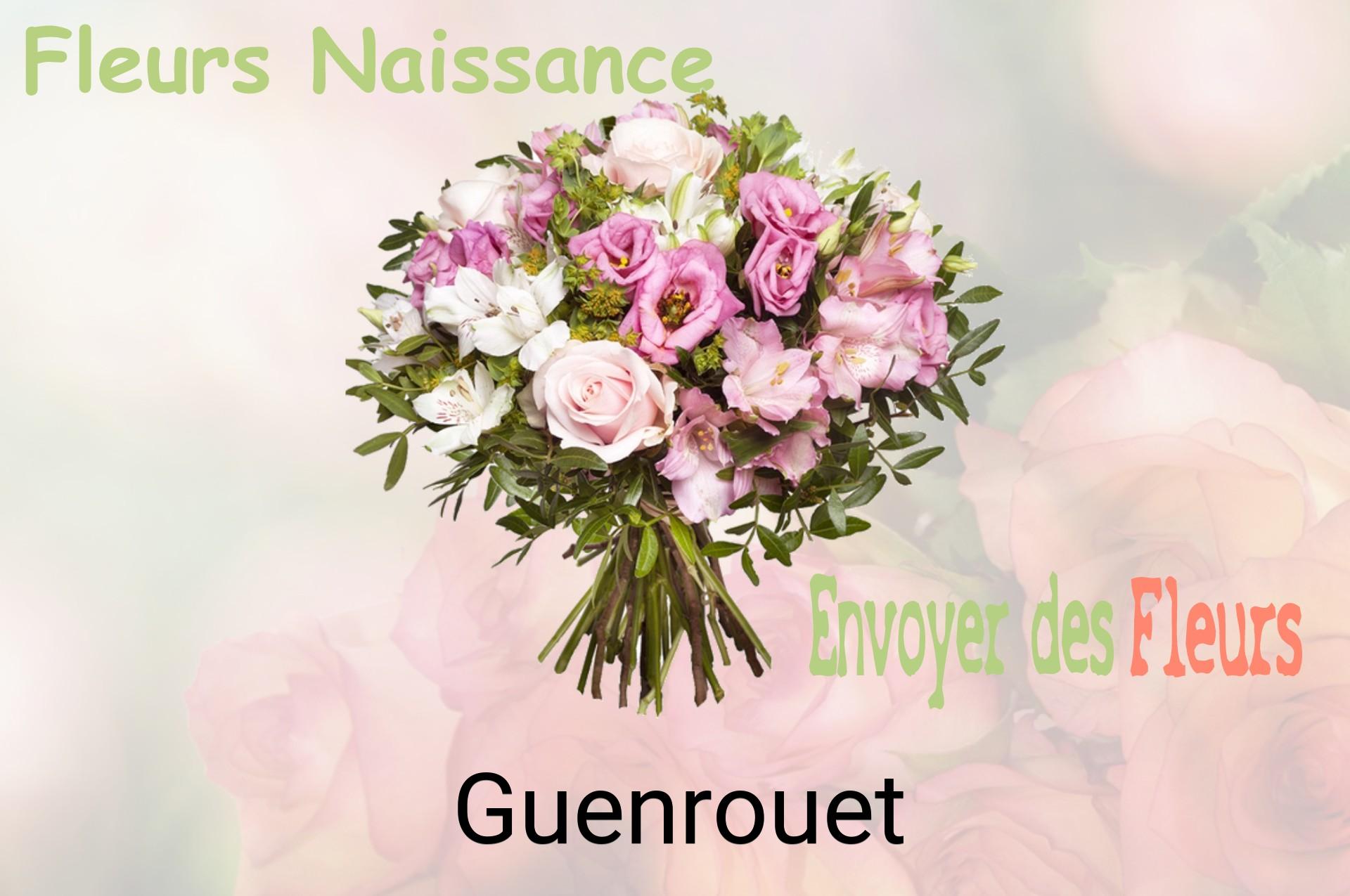Bouquet de fleurs de naissance livré à Guenrouet